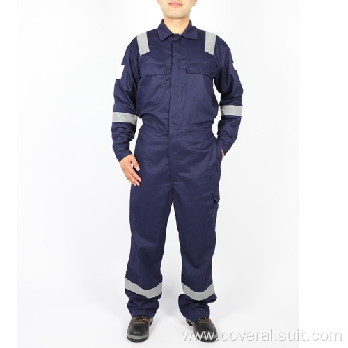 Fireproof Coverall Oil Field Industrial Welding Cotton Fr Working Coverall Manufactory